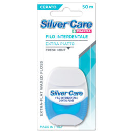 Зубна нитка Silver Care екстра-плоска 50 м