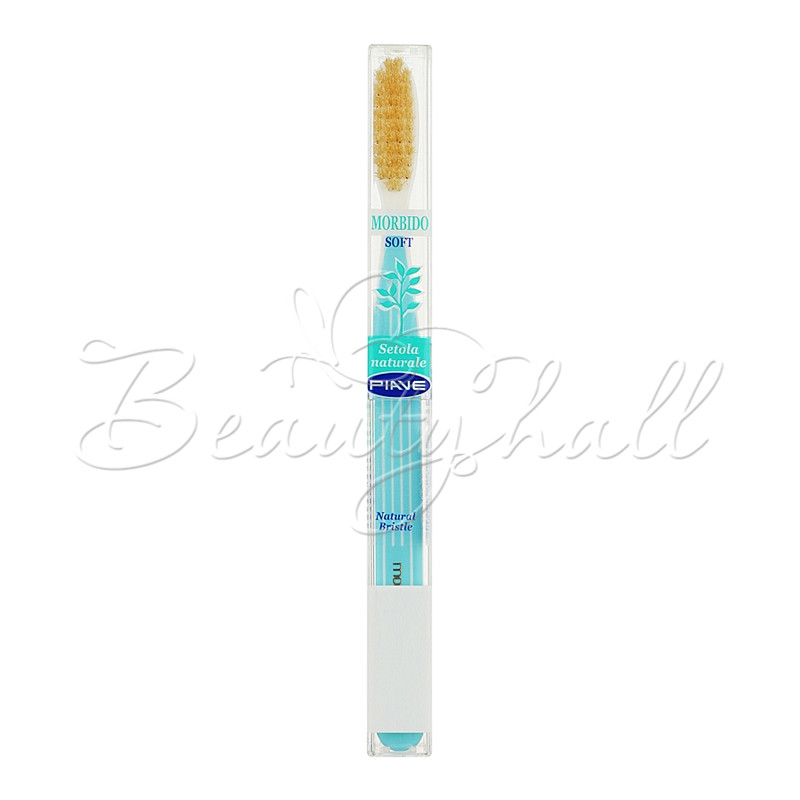 8009315019600 1960 Зубна щітка з натуральною щетиною м’яка (блакитний)