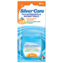 Зубна нитка Silver Care з вітаміном С 50 м