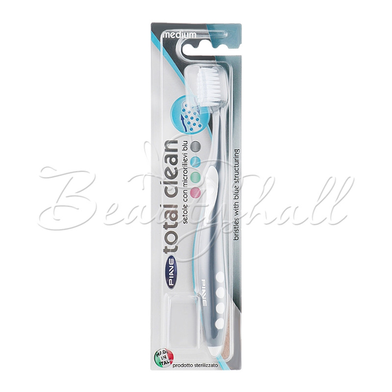 8009315059231 5921 Зубна щітка «Total Clean» середньої жорсткості (білий)