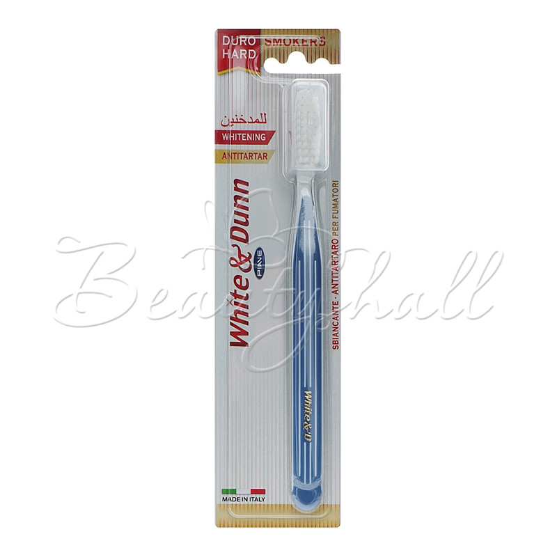 8009315072018 3713 Зубна щітка White & Dunn для курців, жорстка (синя)