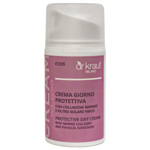 K1035H Dr.Kraut Protective day cream with marine collagen and physical sunscreen 50 мл