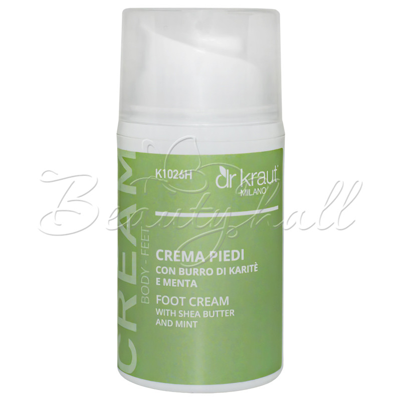 K1026H Dr.Kraut Foot cream with Shea butter and mint 50 мл