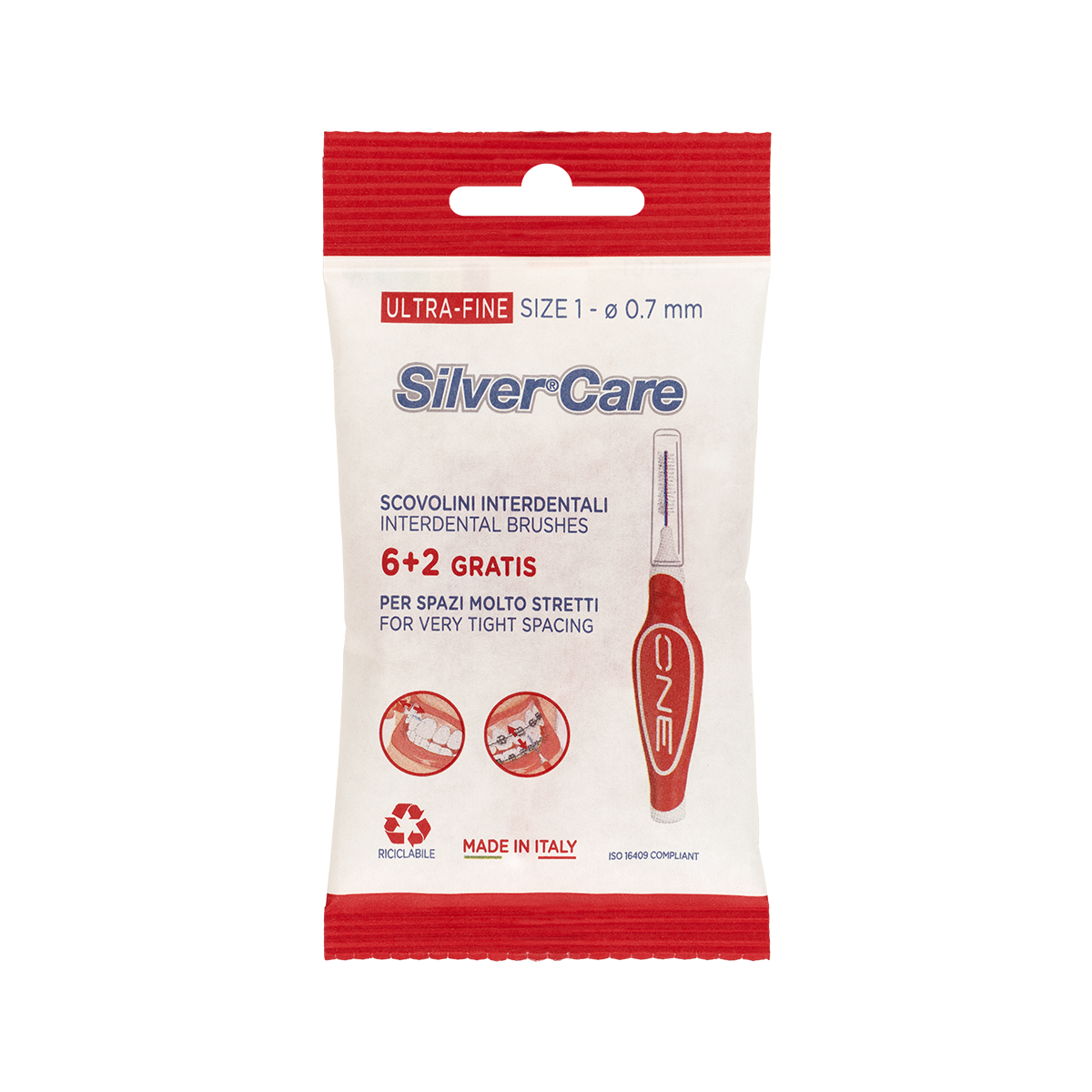 Silver Care Interdentalbrushes Ultra Fine (8pcs)
